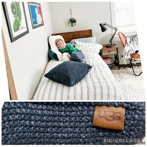 UGG COTTON BLEND PILLOW & DOWN INSERT